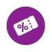 Promo Code Discount Icon