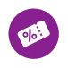 Promo Code Discount Icon